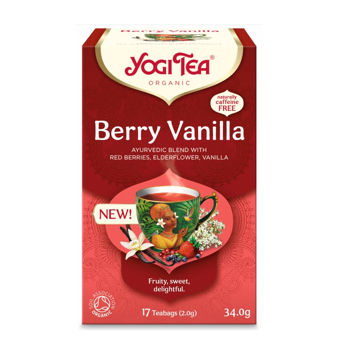 Yogi Tea Berry Vanilla Bio 17 Tea Bags